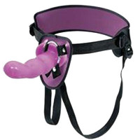 Rhapsody 6.5 inch Vibrator Strap On Dildo Harness Kit